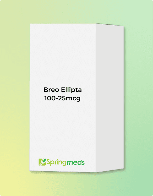 Breo Ellipta 100-25mcg Inhaler - 60 Blisters (30 Doses) - Spring Meds